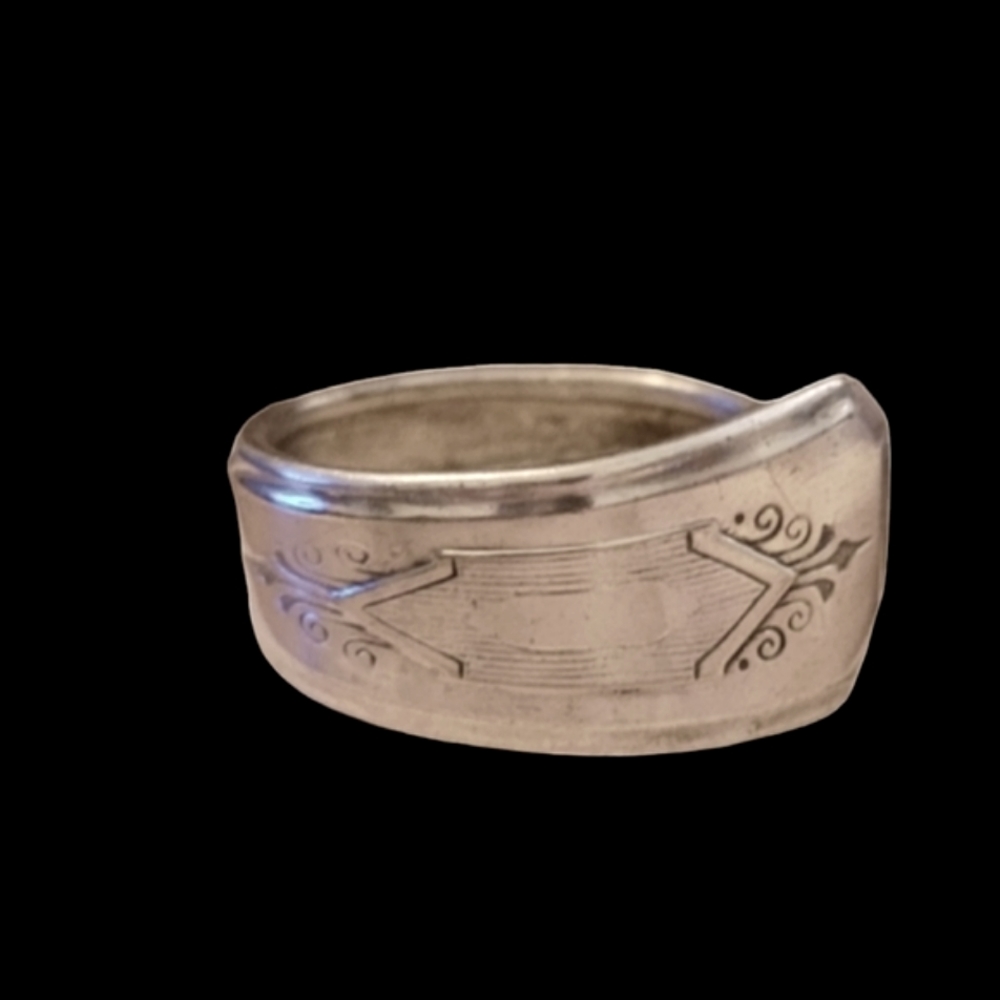Hand Forged Men's Vintage Size 13 Spoon Ring